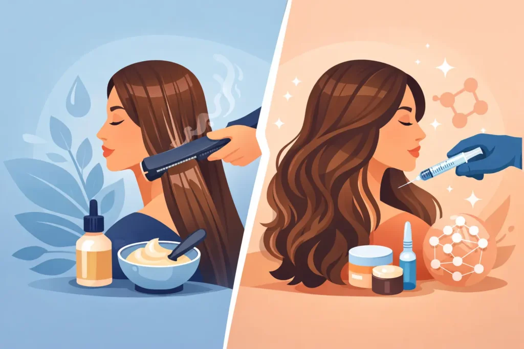 Keratin Treatment vs Hair Botox