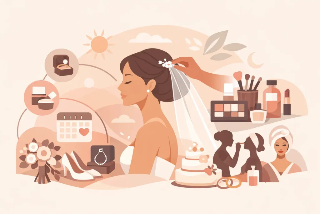 A Practical Guide to Bridal Beauty Timeline