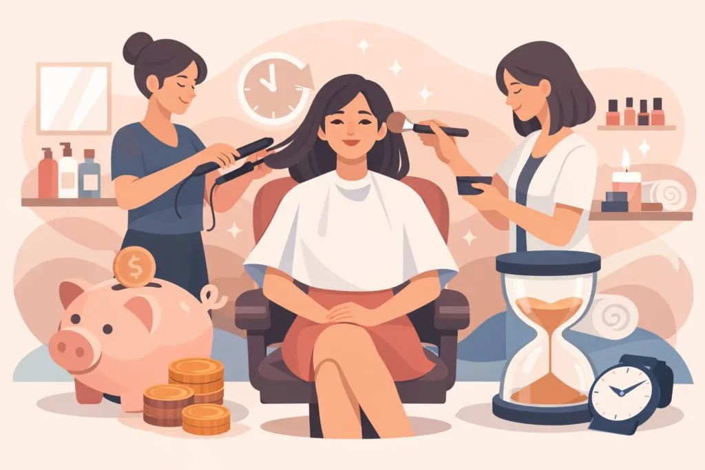 How Ladies Salon Packages Save Time and Money