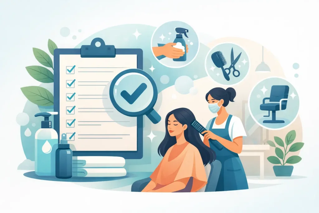 10-Point Salon Hygiene Checklist for Clients