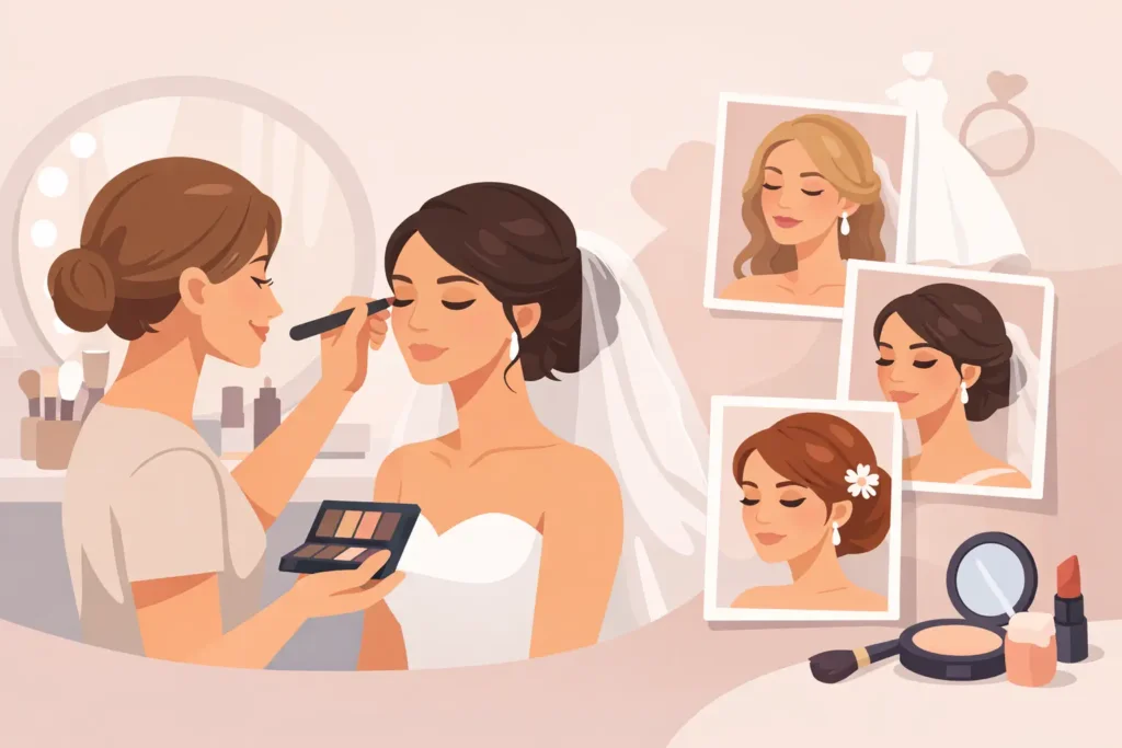 Bridal Trial Makeup Examples for Your Wedding Day