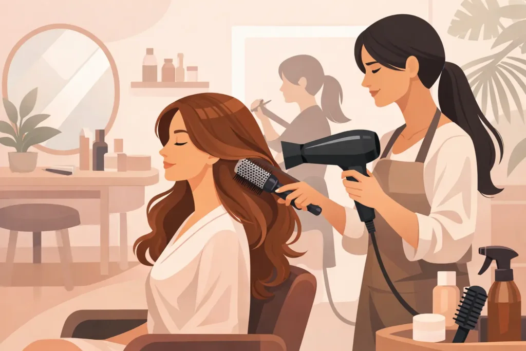 Ladies Hair Salon Mussafah for Healthy, Styled Hair