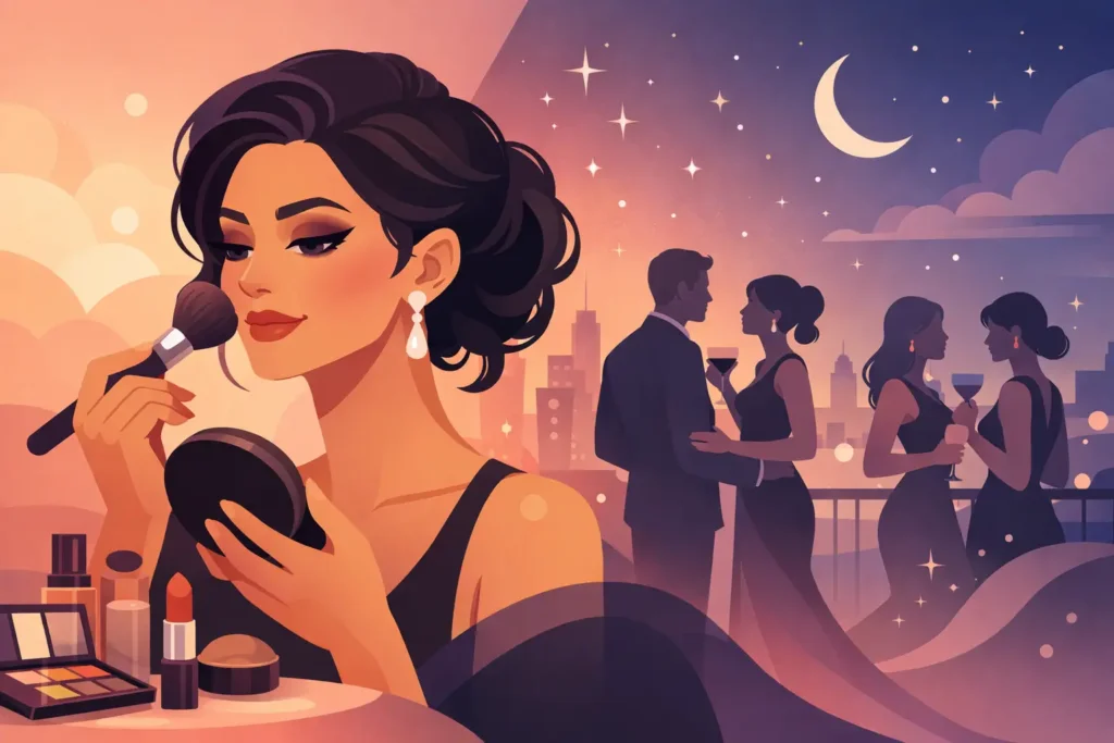 Party Makeup for Evening Events That Lasts