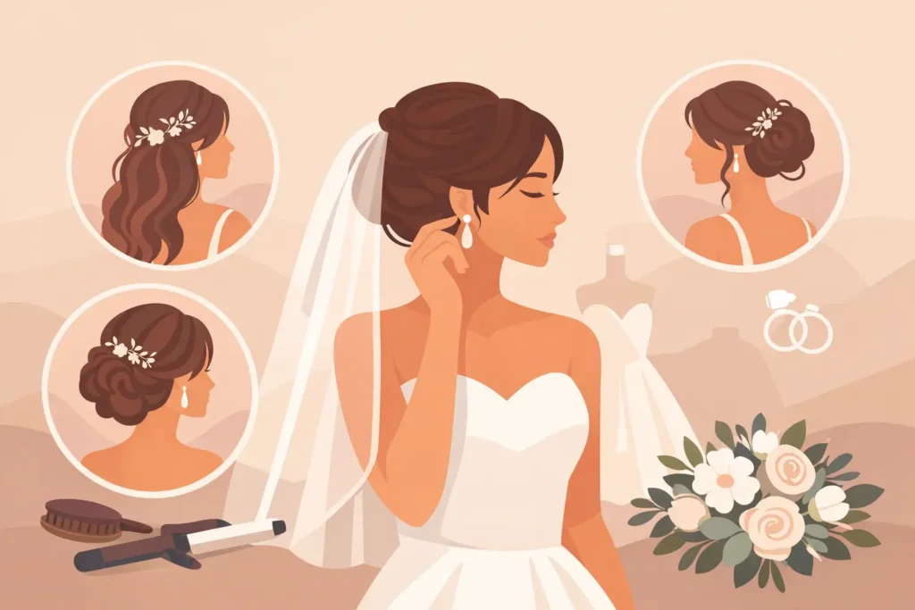 How to Choose a Bridal Hairstyle for Your Wedding