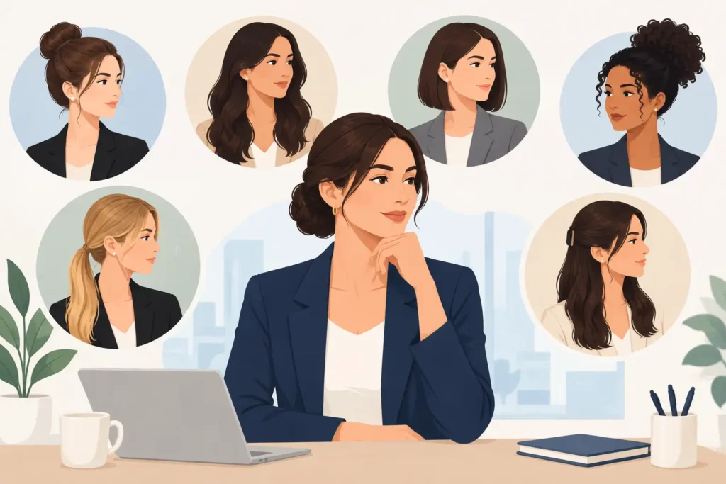 10 Office Hairstyles Women Can Wear With Confidence